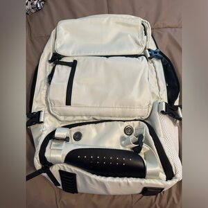 Waterproof All in one travel backpack - light mint green. Never used